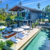 Villa Aqua - Aerial View 1 - Natai Beach, Phuket