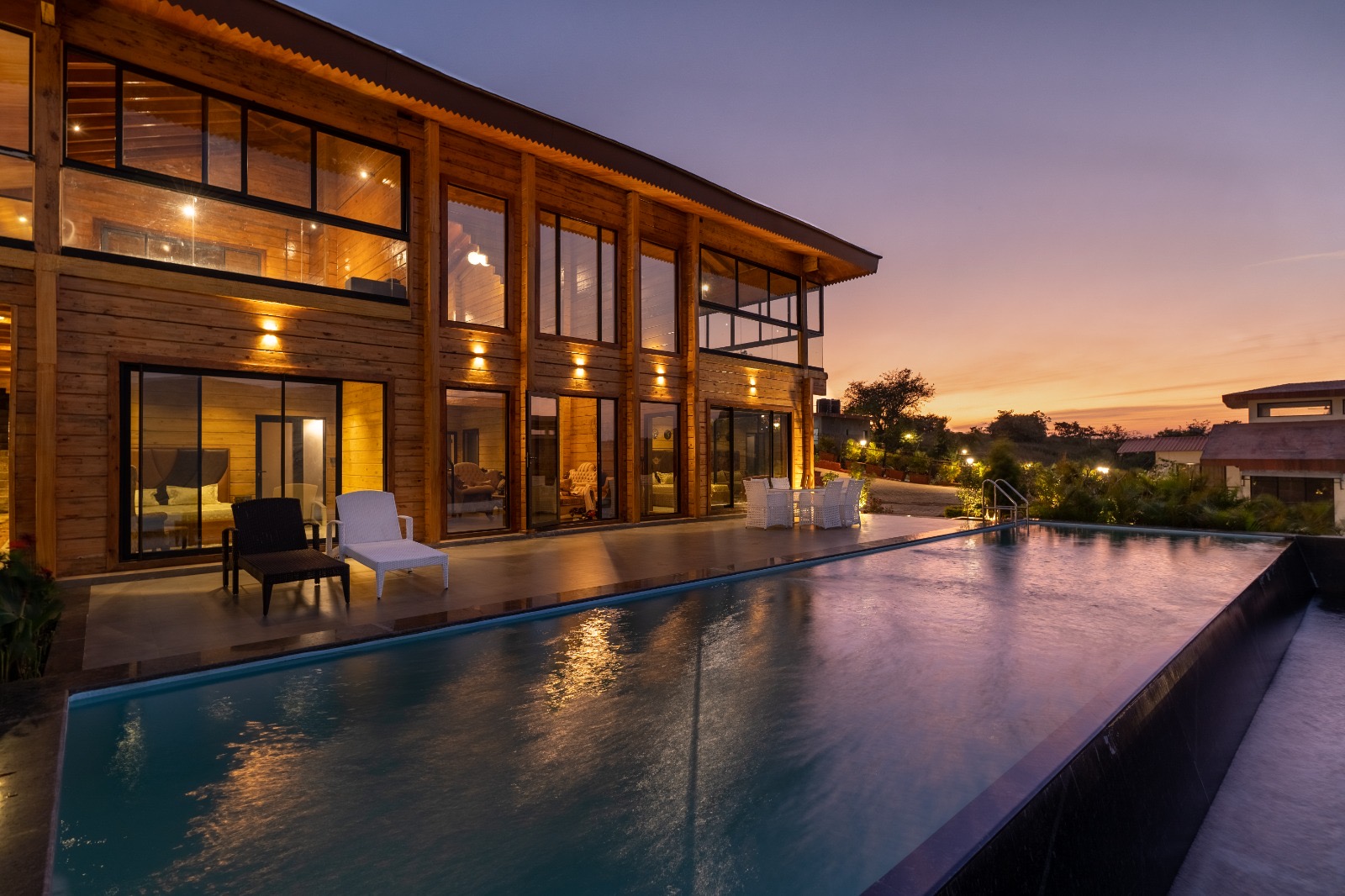 Sunset Retreat Villa – Pawna Lake - Main View